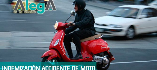 Indemnización por accidente de moto
