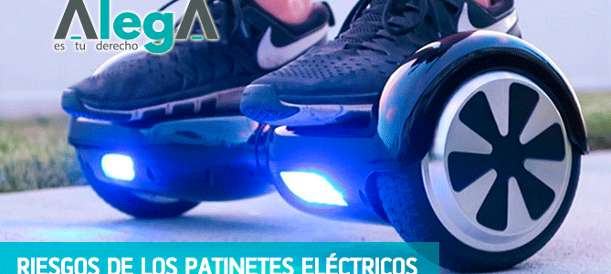 Riesgos de los patinetes eléctricos